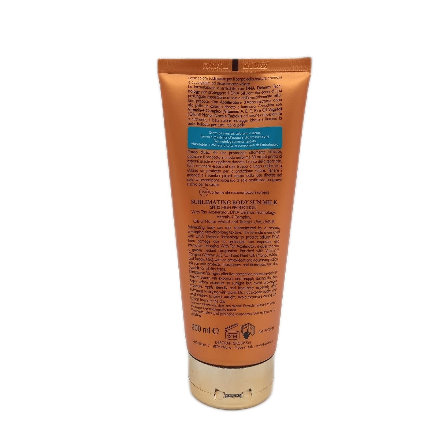 Biopoint Solaire Sublimierende Körper-Sonnenmilch LSF 30 mit Sonnenbeschleuniger