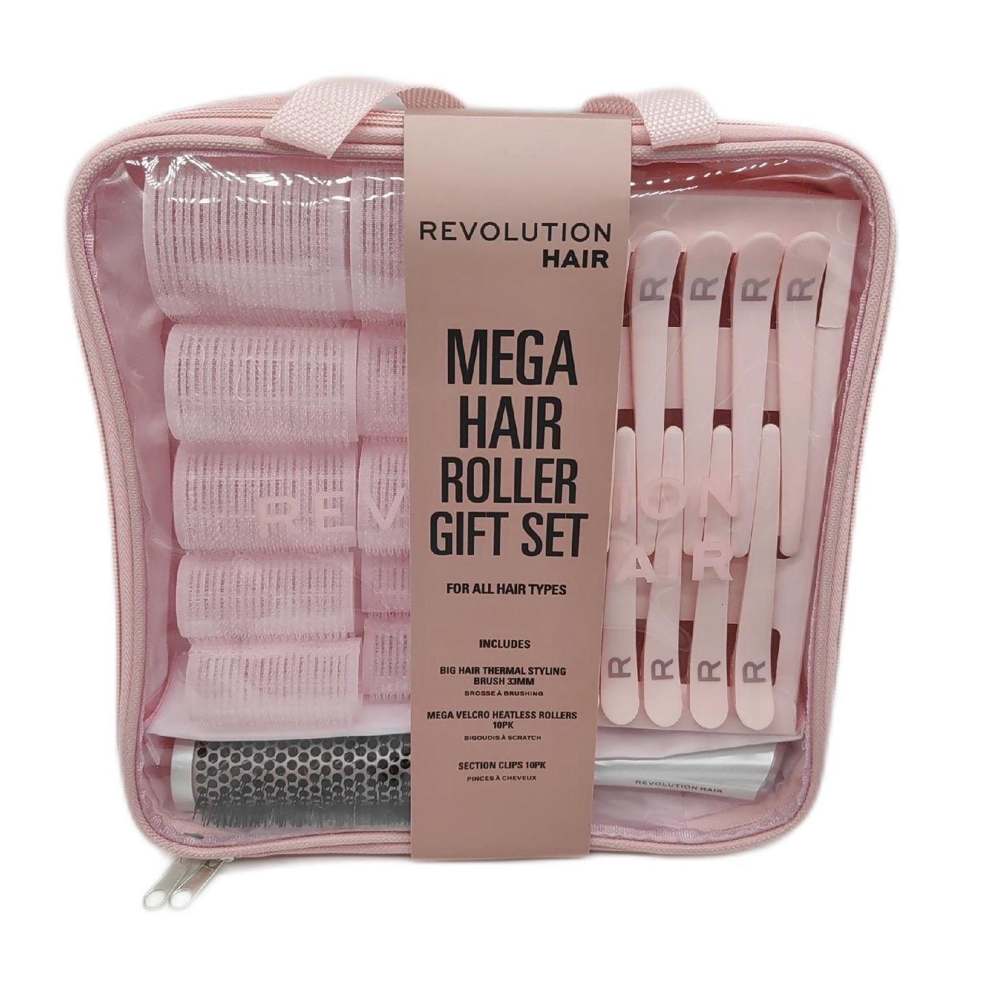 Makeup Revolution Lockenwickler Haarpflege 10er Set für Locken Styling Zubehör
