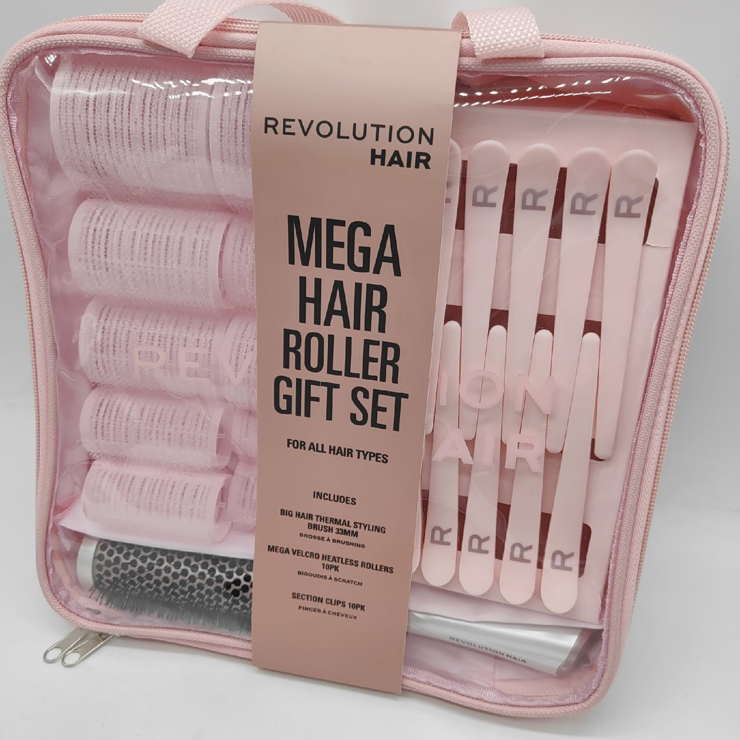 Makeup Revolution Lockenwickler Haarpflege 10er Set für Locken Styling Zubehör