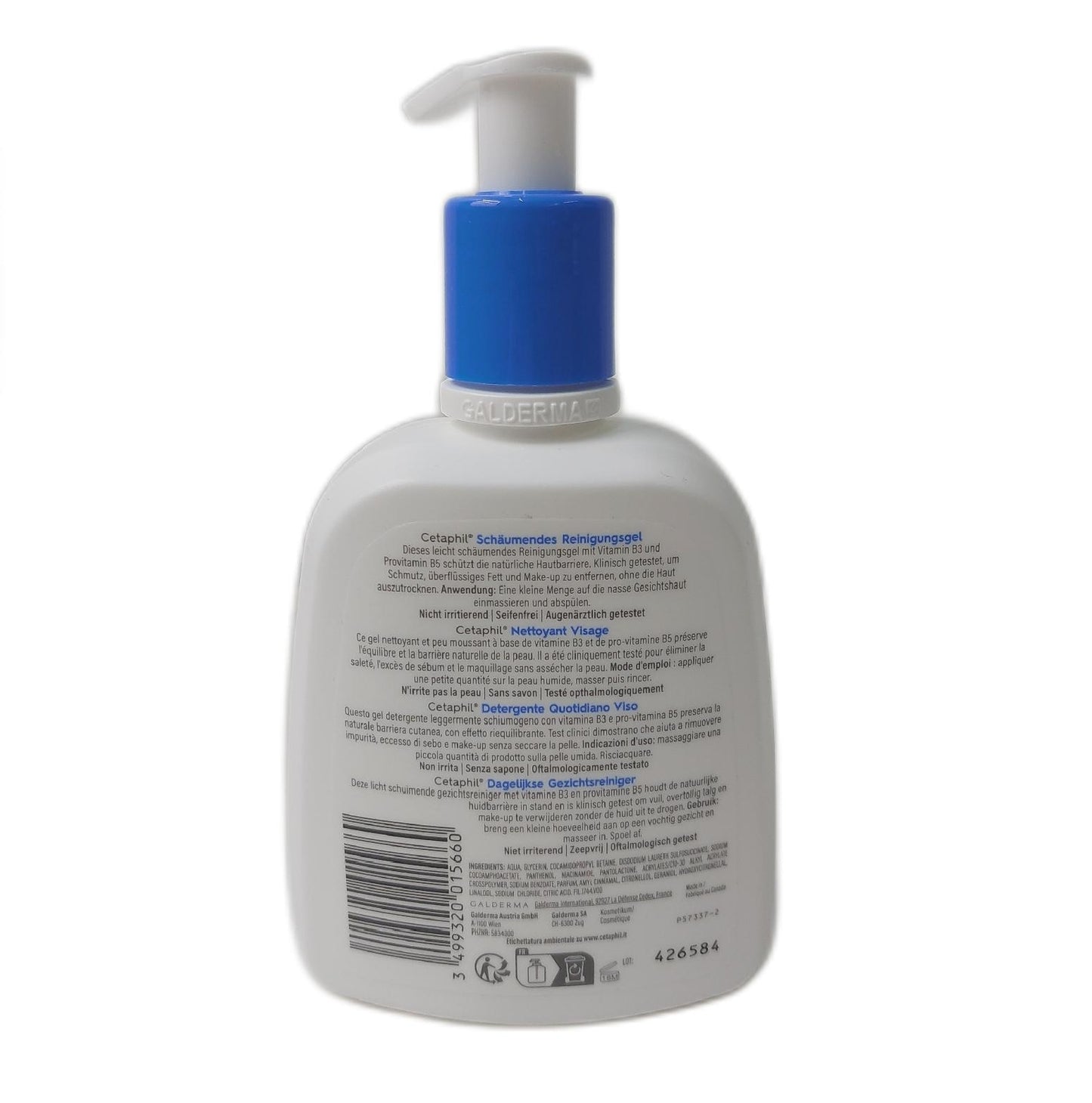 Cetaphil Gesichtsreinigungsgel Gesichtspflege Hautpflege 237 ml empfindliche Misch