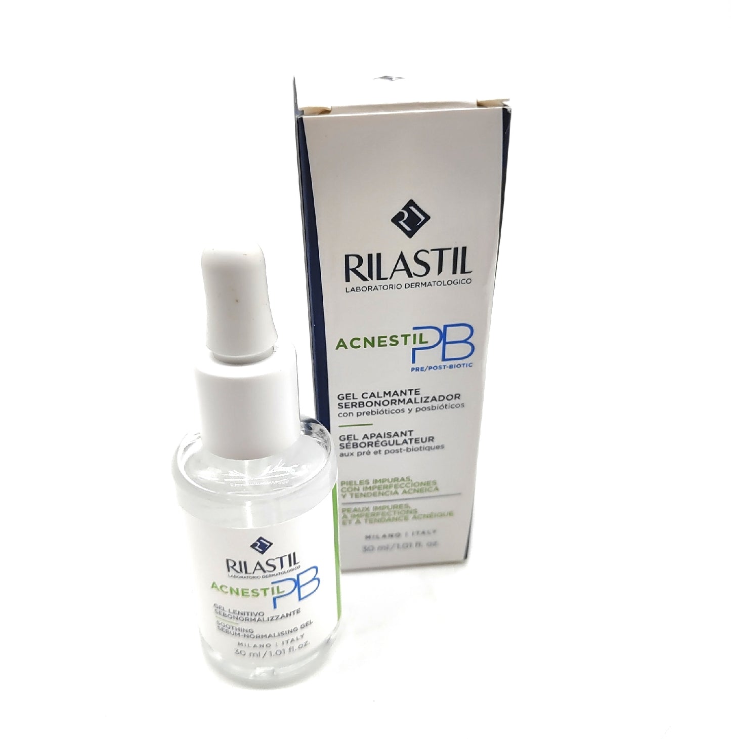 Rilastil Gel Serum Gesichtspflege Acnestil Talgregulierend leichte Textur