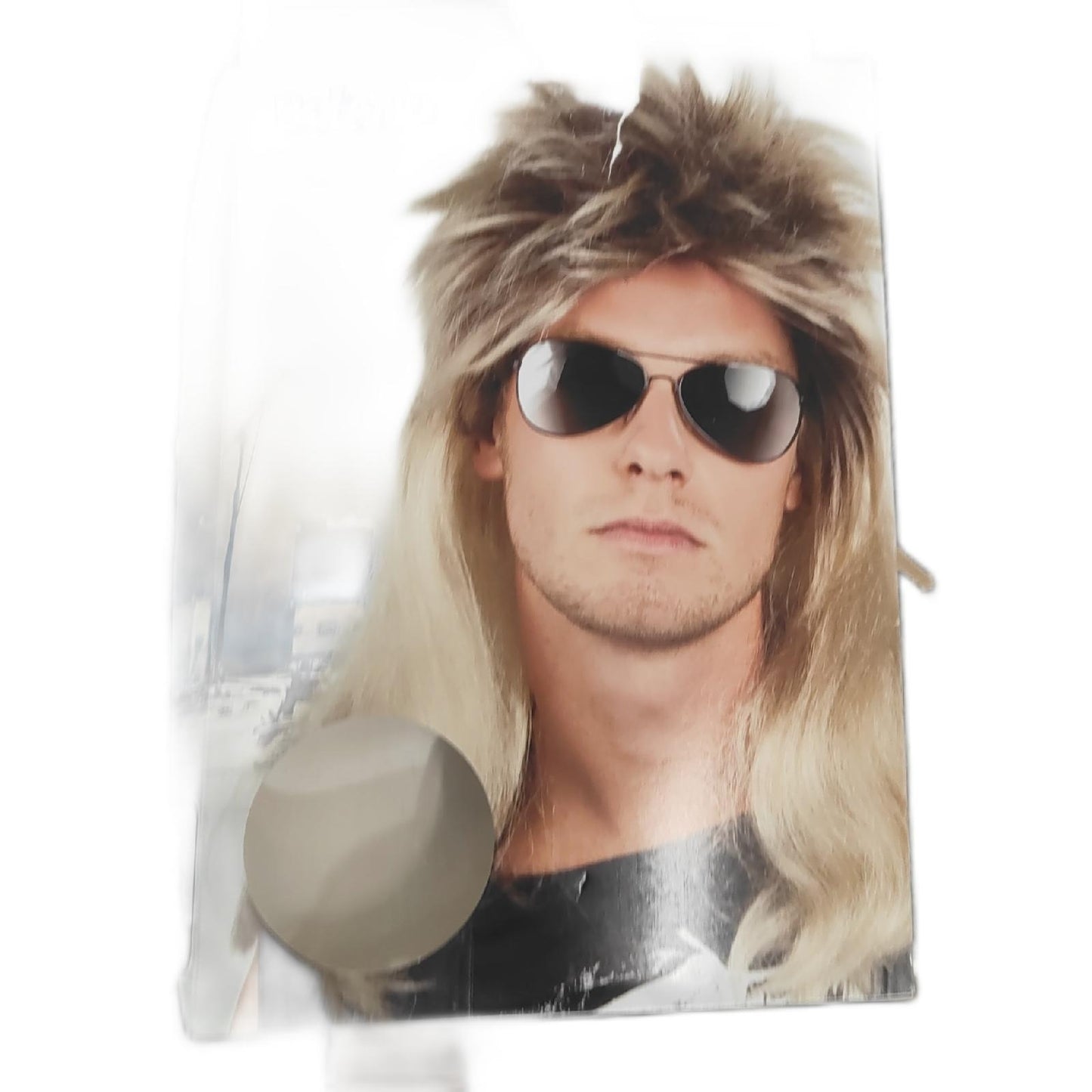 Boland - Perücke Ryan Blond - Schichten - Long - Männer - Rocker - Rock & Roll- 80er und 90er - Punk - ASO