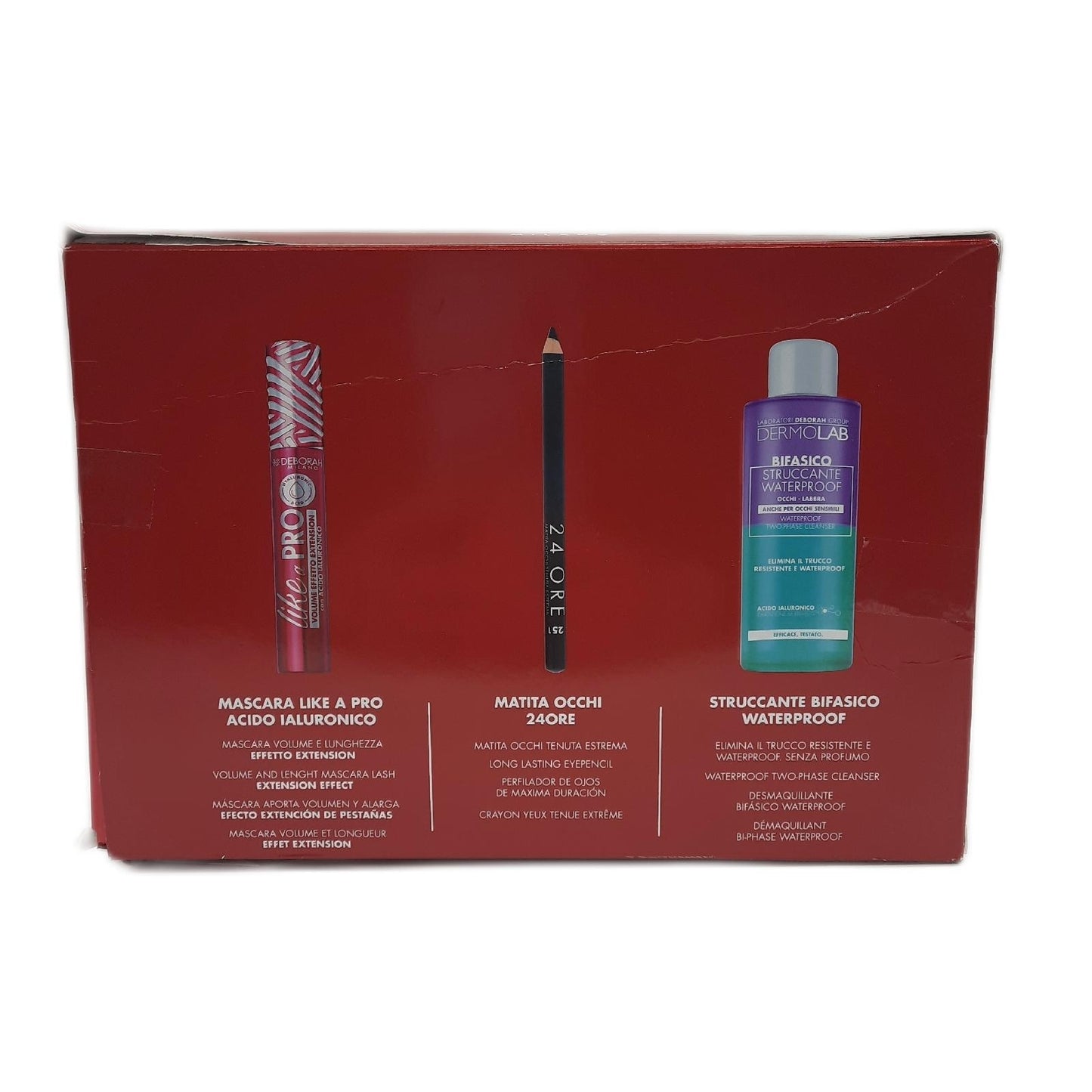 Deborah Milano Geschenkset für Damen, Augentasche inklusive Like a PRO Mascara-Stift