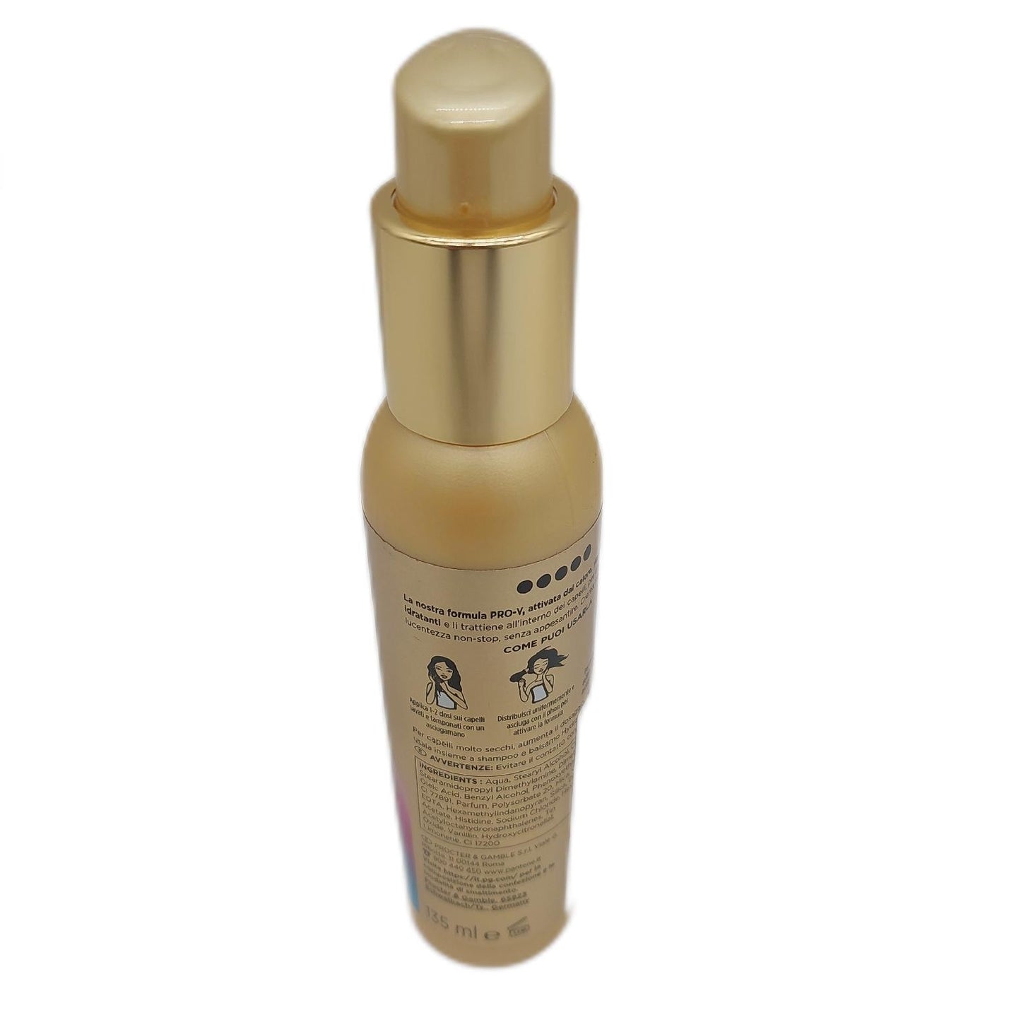 Pantene Pro-V Hydra Recharge Leave-In Creme Hitzeschutz 135 ml. Schützt vor