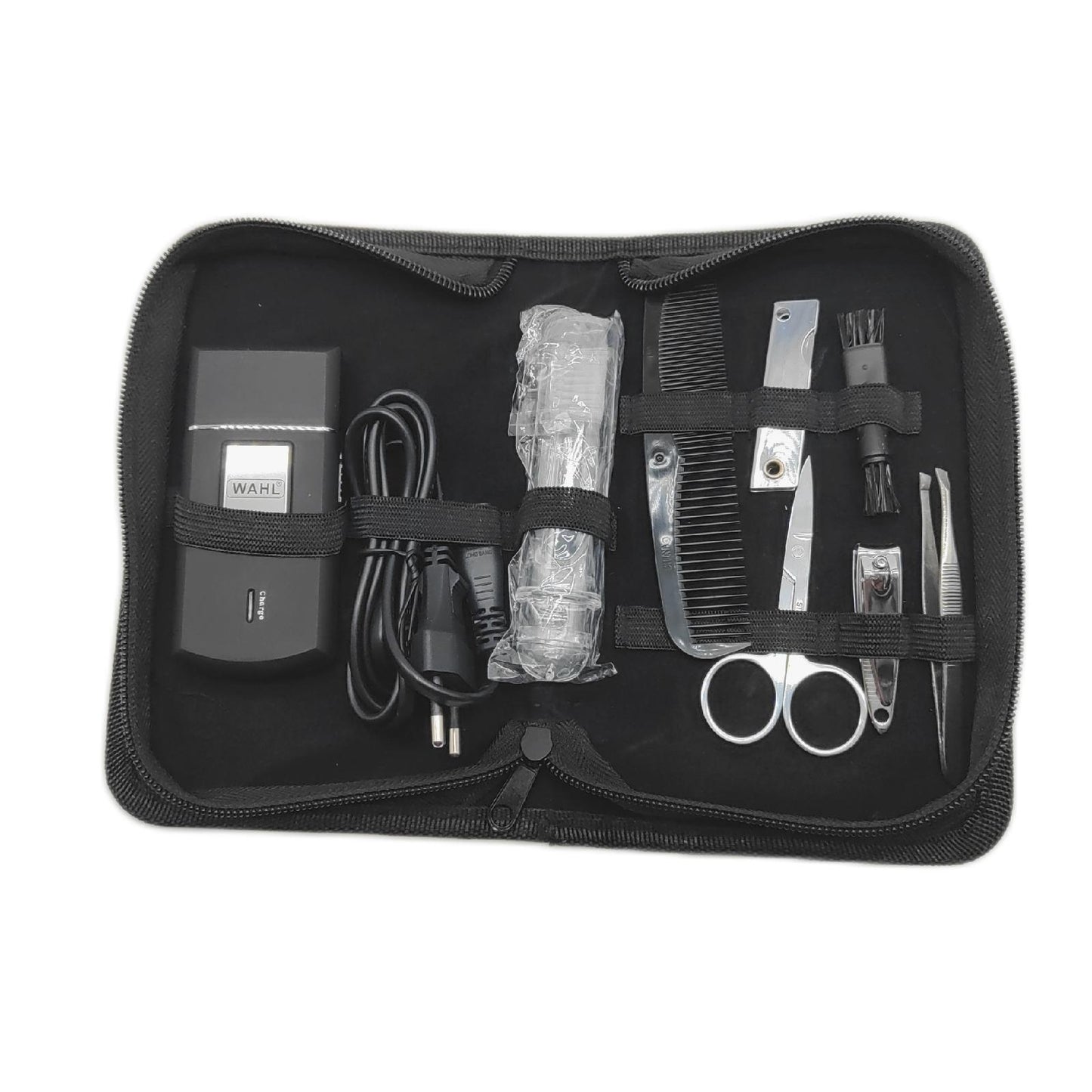Wahl Travel Shaver Kit wiederaufladbar, flexible Klinge, inklusive Bürste