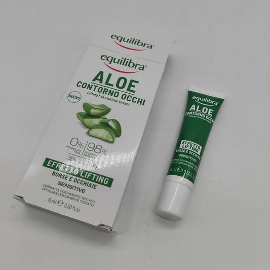 equilibra Gesicht Aloe Augenpartie Lifting-Effekt Reduziert Tränensäcke und Augenringe mit