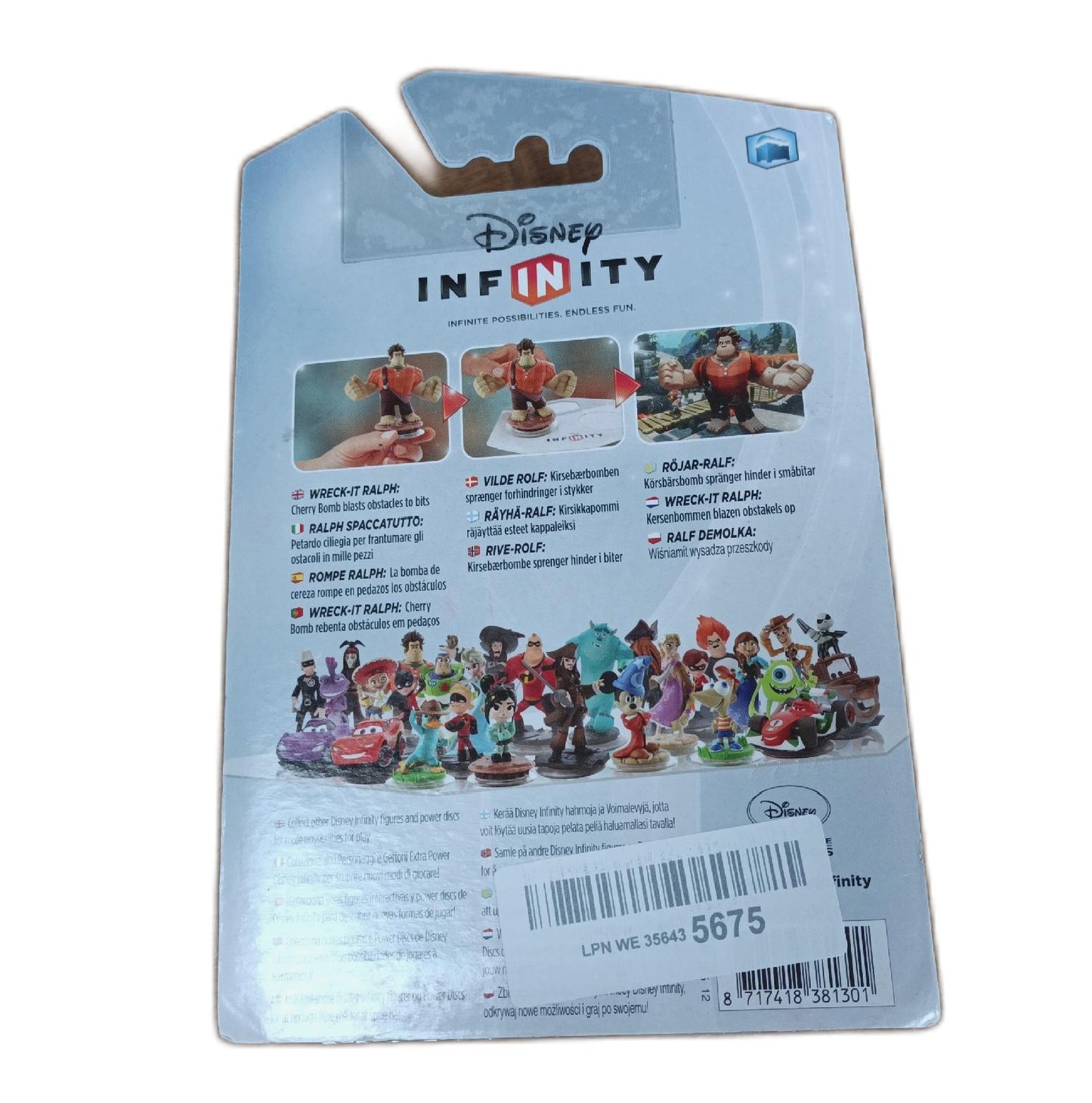 Disney Infinity Figur Sammelfigur Ralph Rompe Videospielzubehör Gaming Sammlerobjekt für