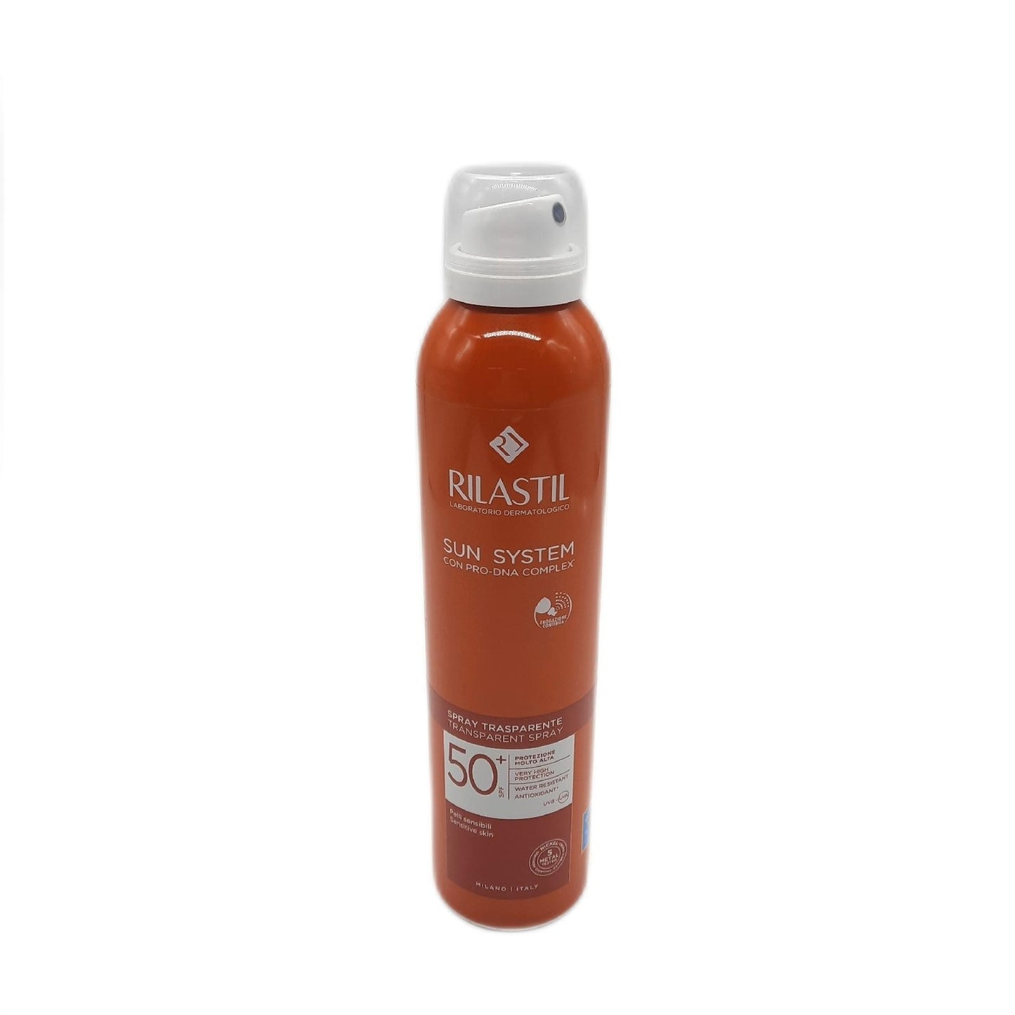 Rilastil Sonnenschutz Spray Körperpflege Sun System Transparent Spray SPF 50 Plus hoher Schutz