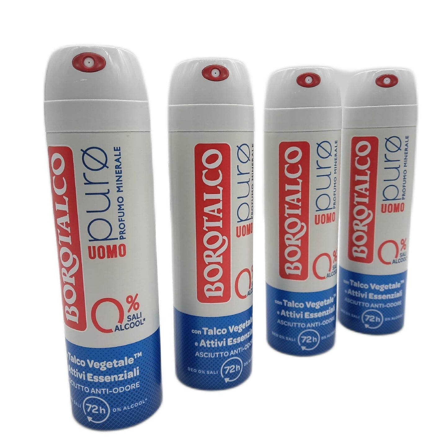 Borotalco Deodorant für Männer Pure Spray mit essentiellem Talku - Unvollständig