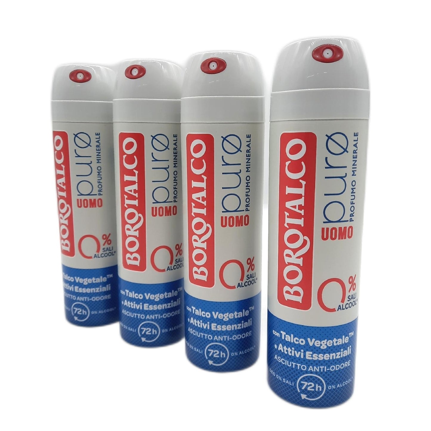 Borotalco Deodorant für Männer Pure Spray mit essentiellem Talku - Unvollständig