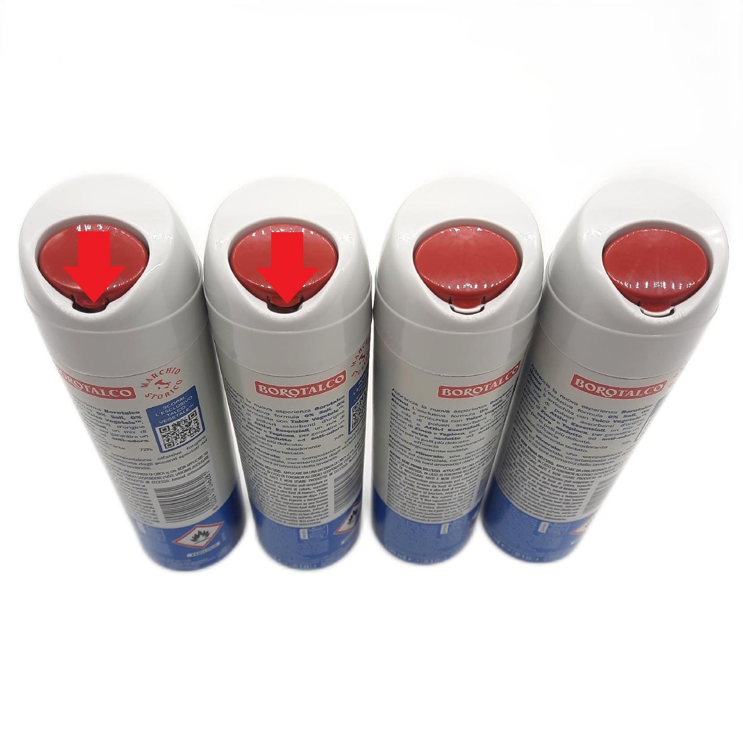 Borotalco Deodorant für Männer Pure Spray mit essentiellem Talku - Unvollständig