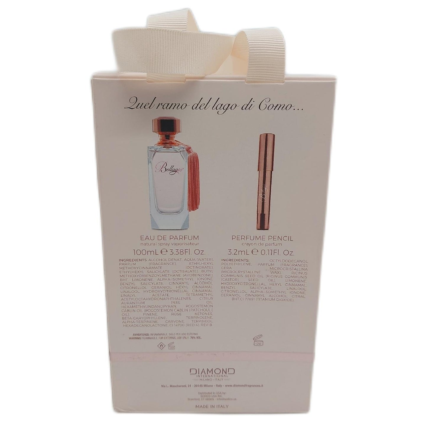 Belagio Damen-Geschenkbox Eau de Parfum 100 ml Stift 3,2 ml Damen-Parfüm Women