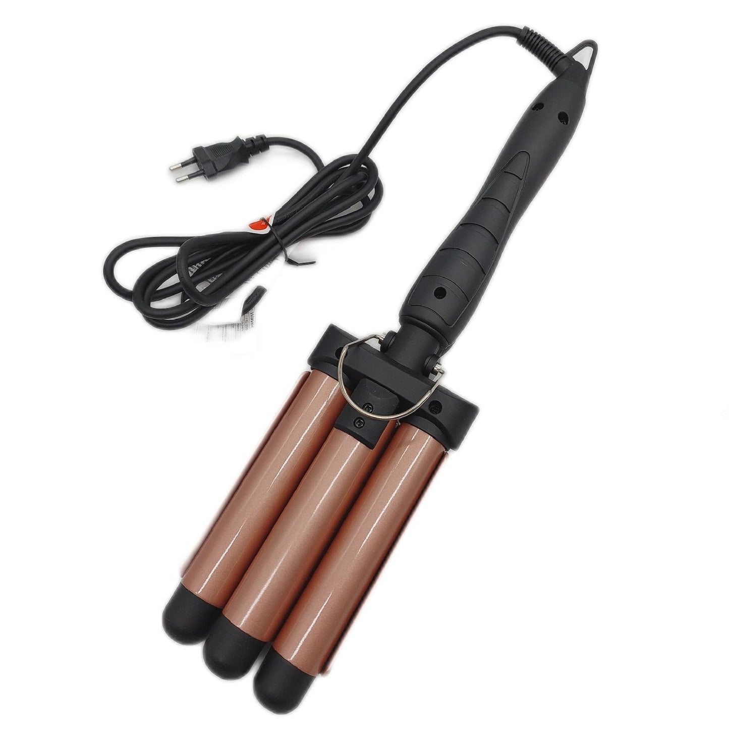 Lockenstab 3 FÃ¤sser Beach Waves Welleneisen einstellbarer Temperatur PTC
