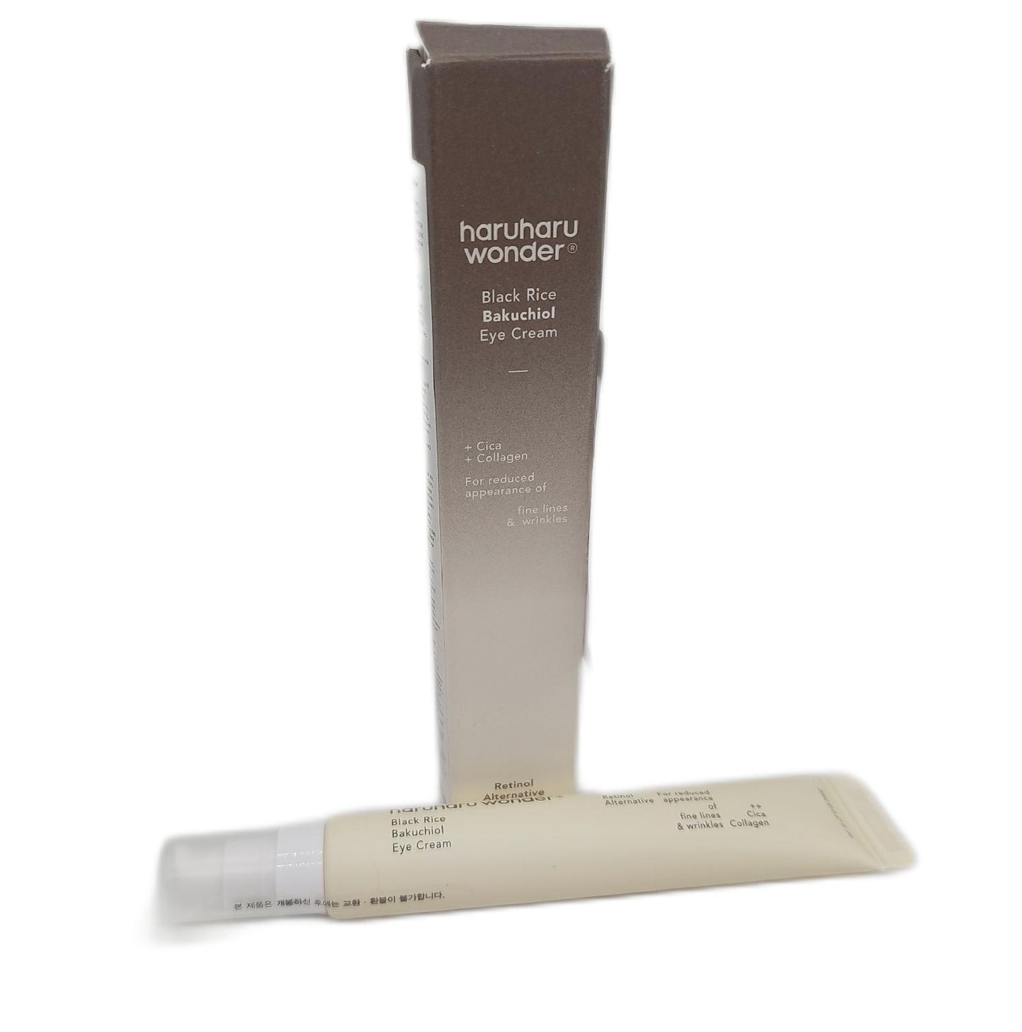 Haruharu Wonder Augencreme Gesichtspflege Faltenpflege mit schwarzem Reis Bakuchiol