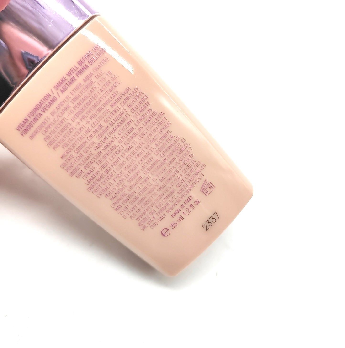 Neve Cosmetics Foundation Make Up Cream To Serum Flüssige Gesichtsfoundation Für Perfekte Hautpflege