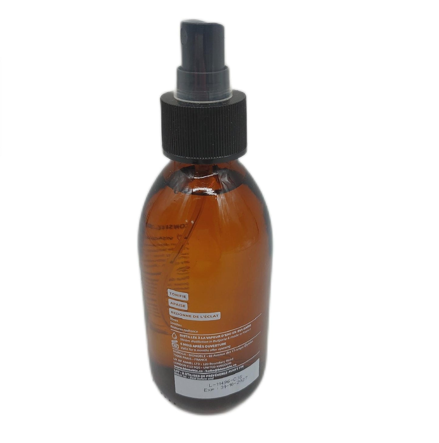 BIONOBLE Rosenwasser Gesichtspflege Naturkosmetik Bio Rosenhydrolat beruhigt er