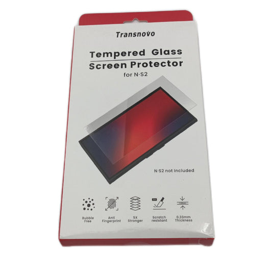 TRANSNOVO Displayschutzfolie Schutz Zubehör 2er Pack aus gehärtetem Glas entspiegelt für