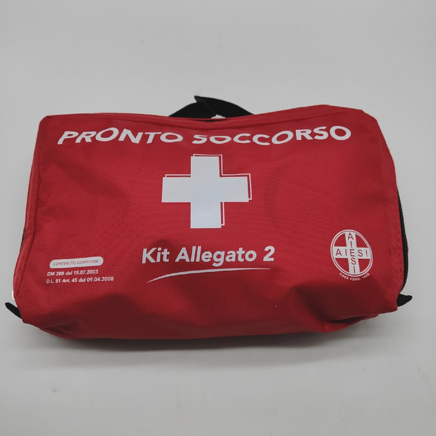 AIESI Erste-Hilfe-Kasten Tasche mit ANHANG 2 für Unternehmen mit weniger als