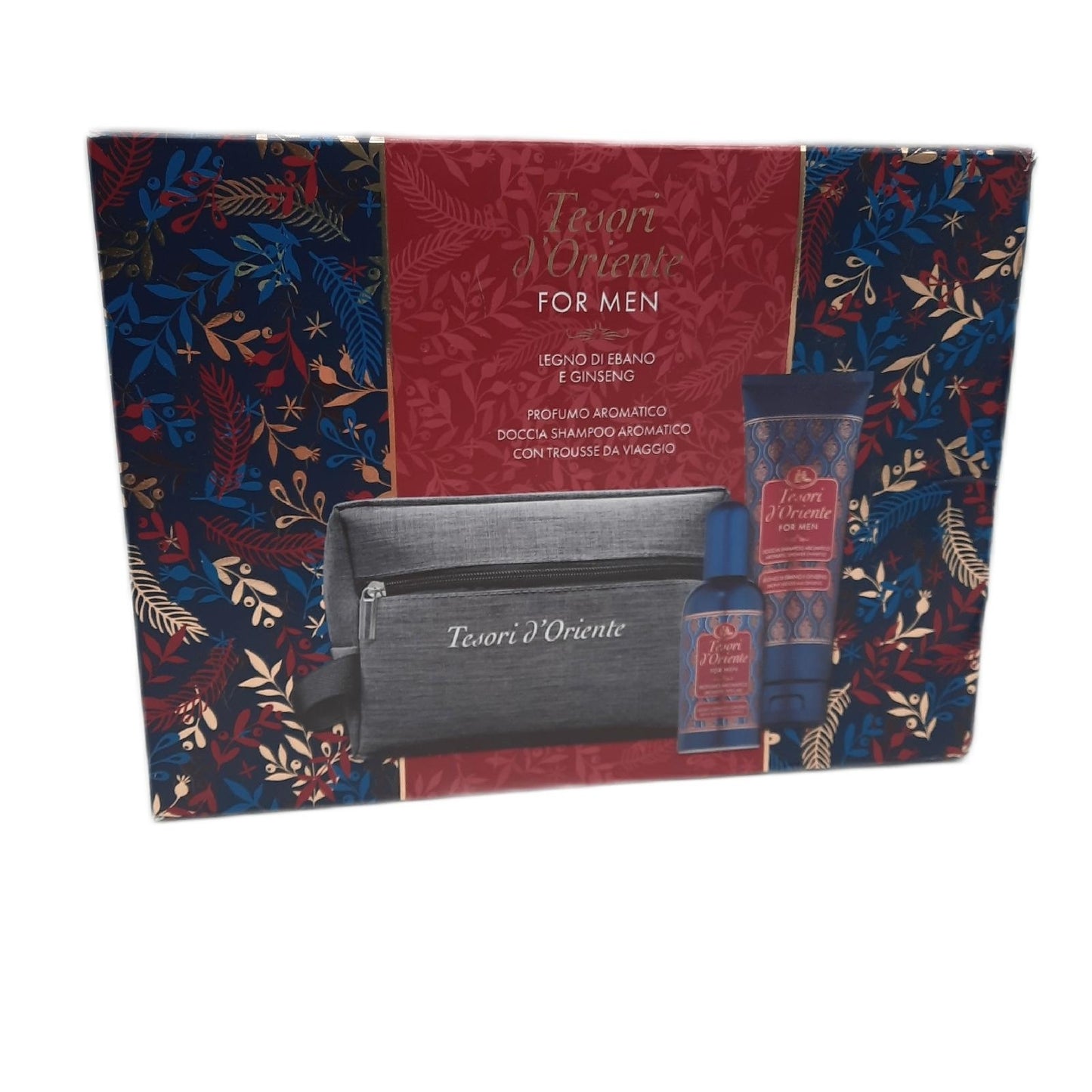 Tesori d Oriente Geschenkset Männer Parfüm Duschgel Shampoo Aromatisch Duftpflege Set
