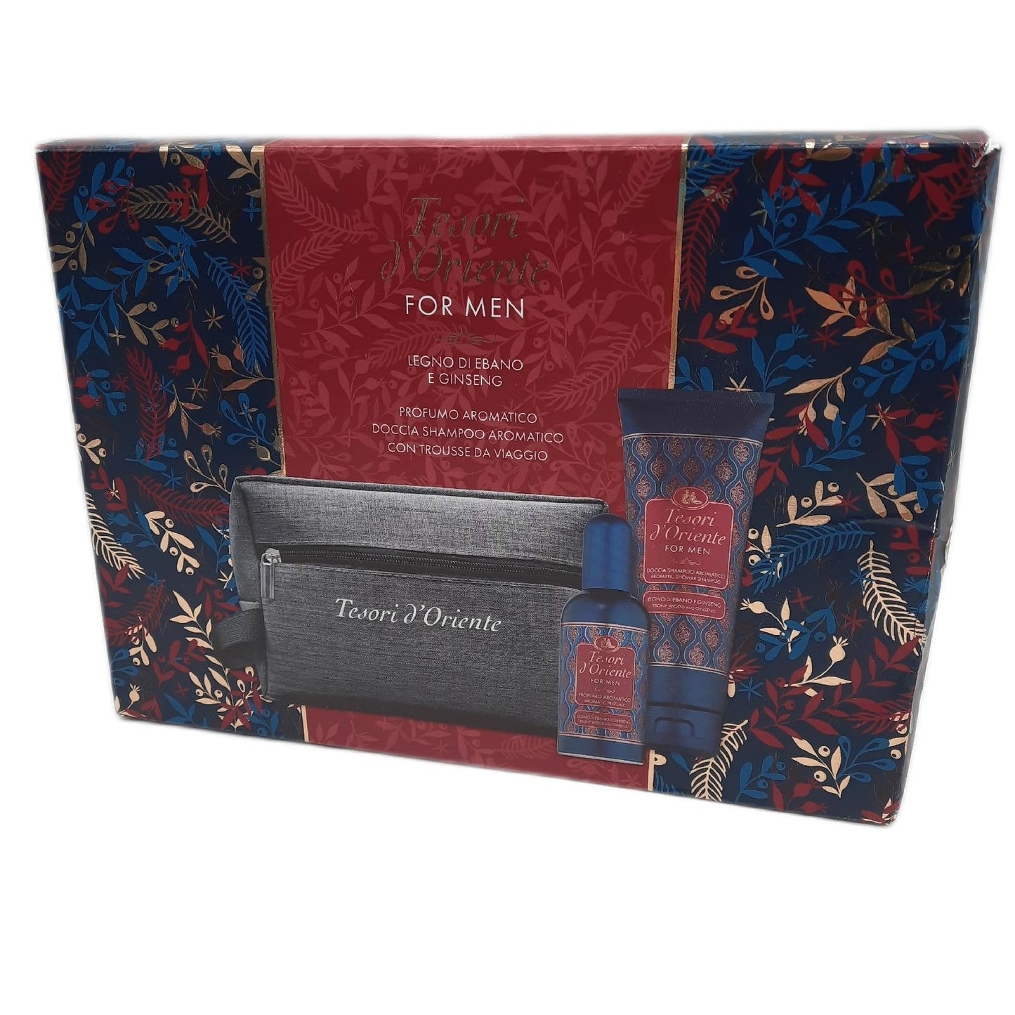 Tesori d Oriente Geschenkset Männer Parfüm Duschgel Shampoo Aromatisch Duftpflege Set