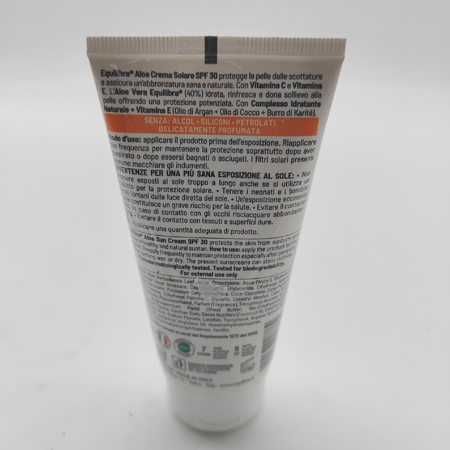 equilibra Sonnenschutzmittel Sonnenpflege Aloe LSF 30 Reisegröße Pflegend Schützend