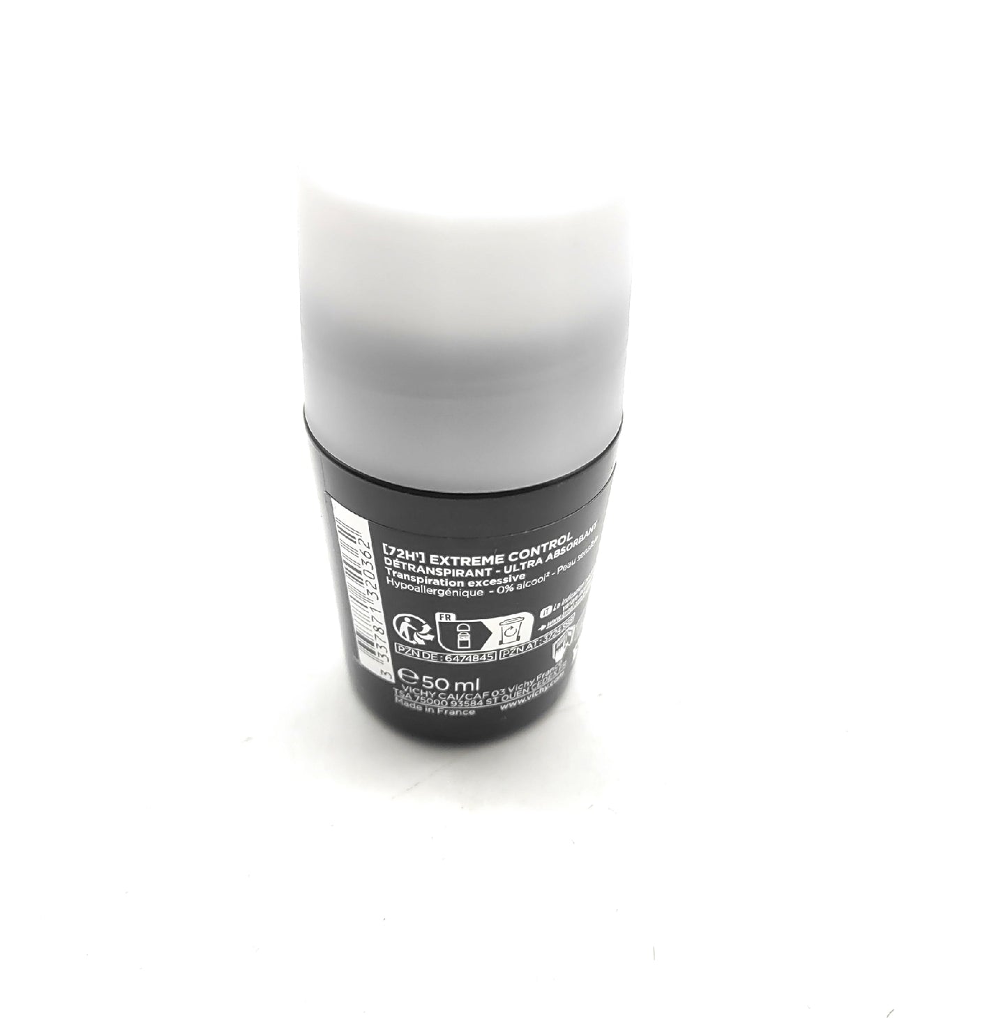 Vichy Homme Roll-On Deodorant für Männer, geeignet für empfindliche Haut