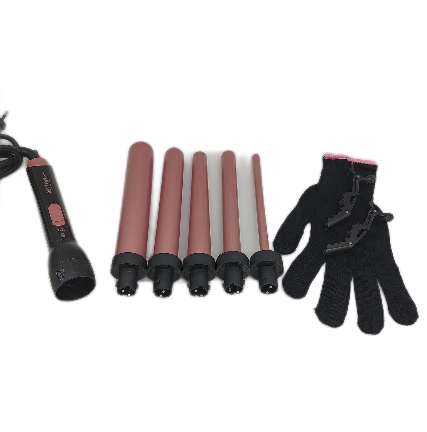 Keramik Lockenstab Set Haarstyling Zubehör Große Locken vielseitig einfach Handhabung Styling