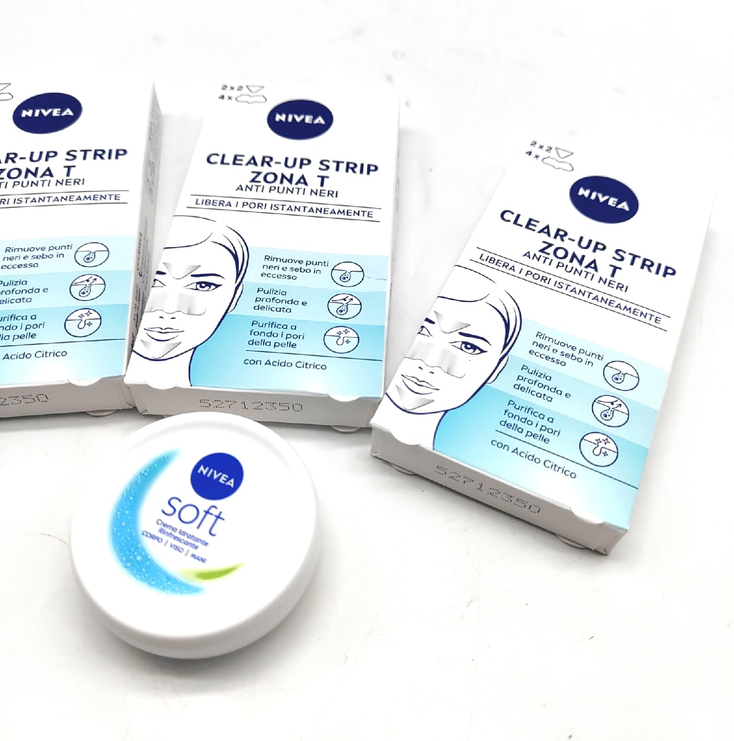 NIVEA Mitesserpflaster Gesichtspflege Clear Up Strips T Zone effektiv gegen Mitesser