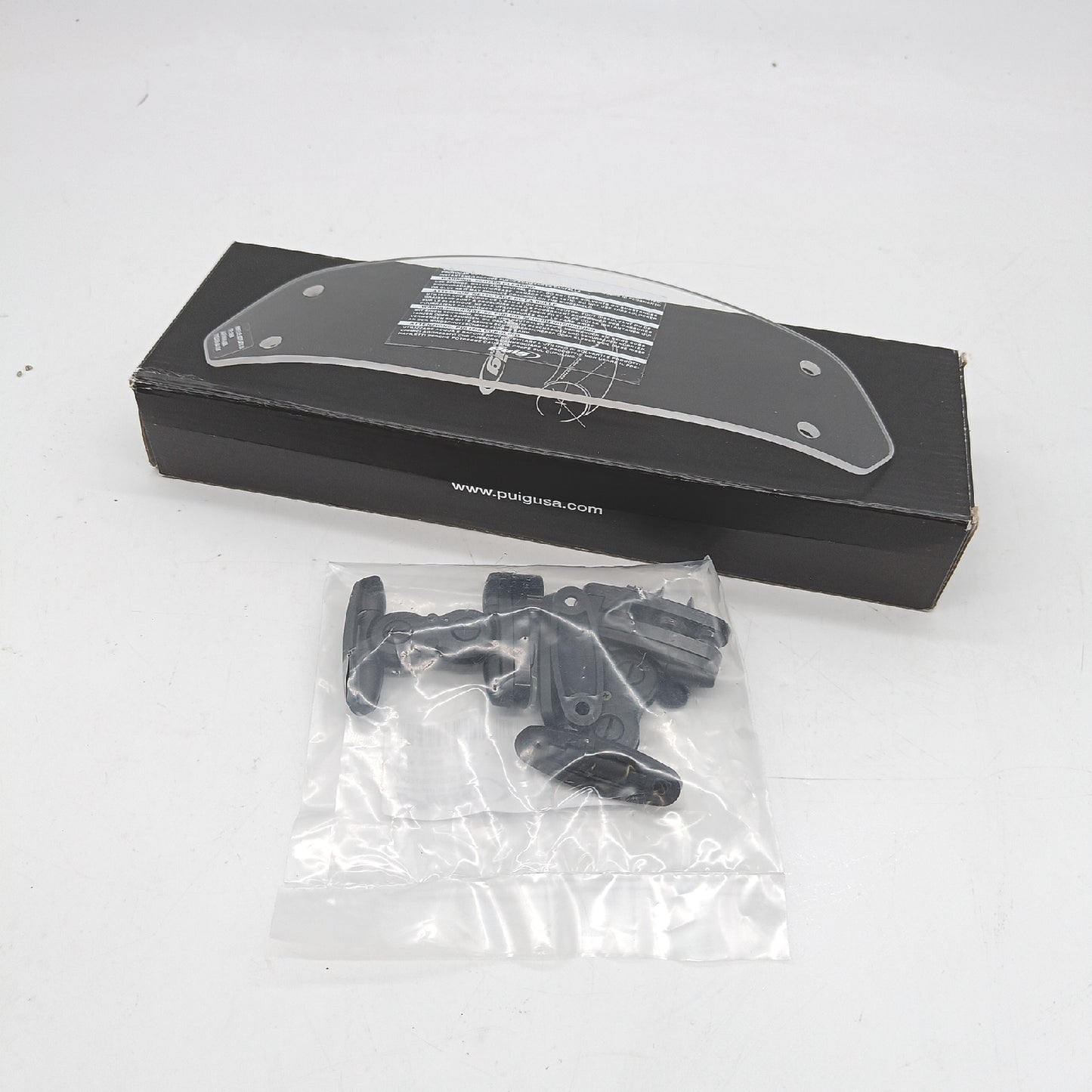Puig Visier Motorrad Zubehör 6320W Mehrfach verstellbar Transparent Clip Ersatzteil