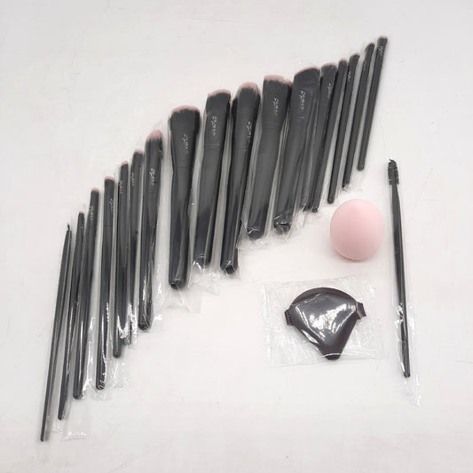 Make-up-Pinselset mit 18 hochwertigen synthetischen Make-up-Pinseln ? Professionelles Set für