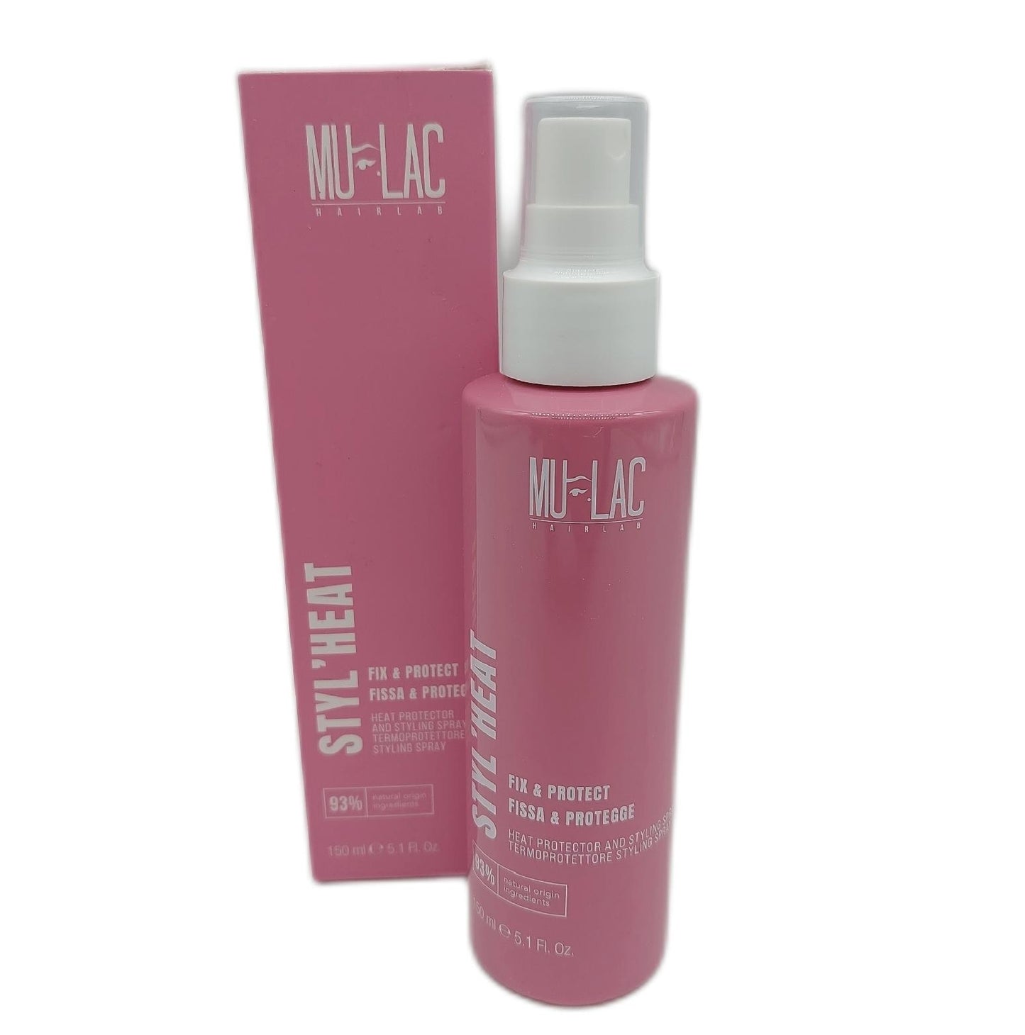 MULAC Hitzeschutz Haarstylingspray Styling Haarpflege Stylheat verhindert Hitze