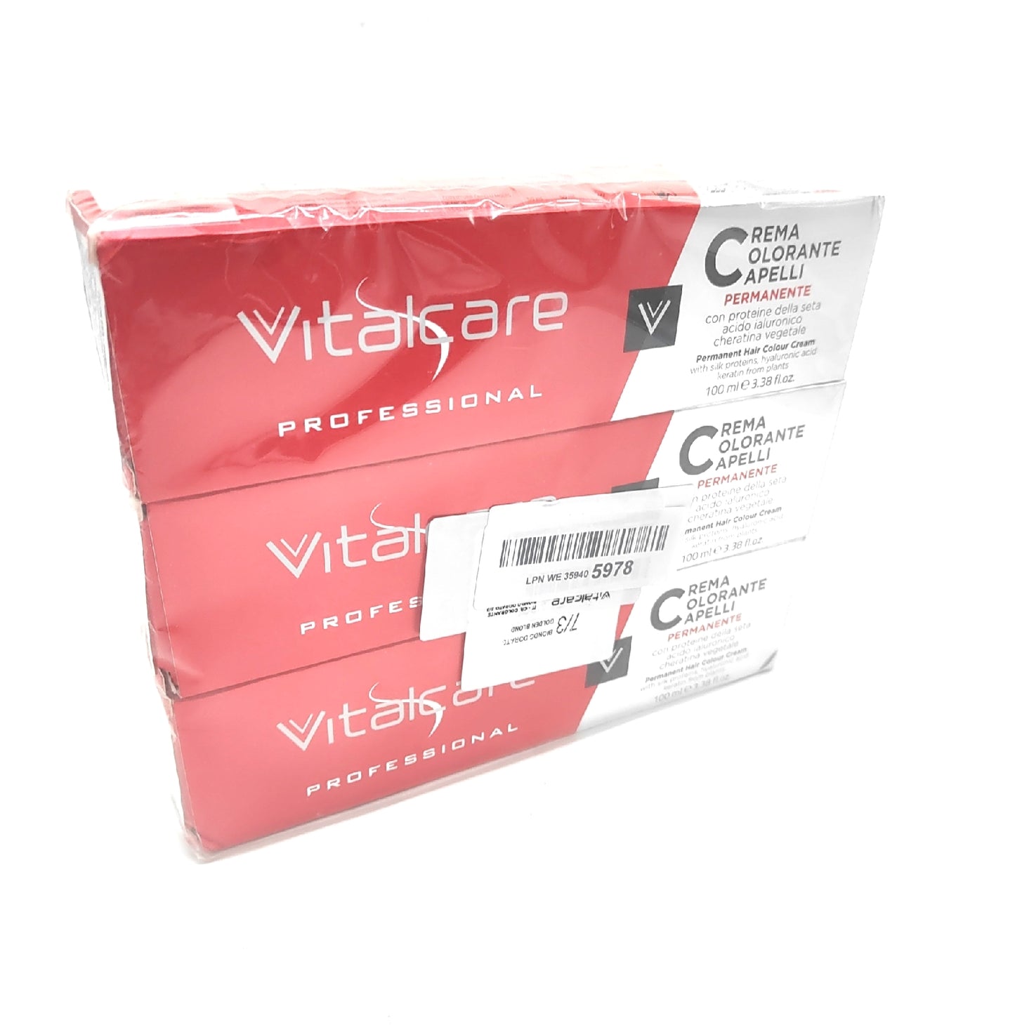 Vitalcare Haarfarbencreme Kosmetik Permanent Farbencreme für professionelle Anwendung