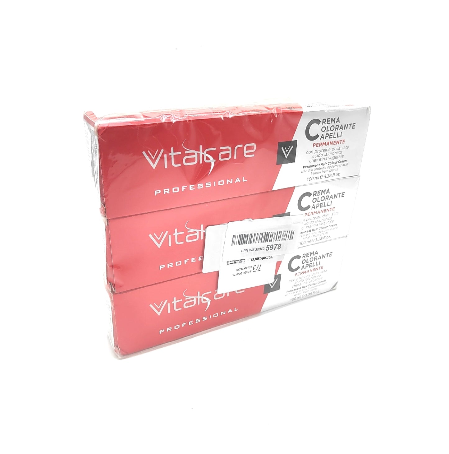 Vitalcare Haarfarbencreme Kosmetik Permanent Farbencreme für professionelle Anwendung