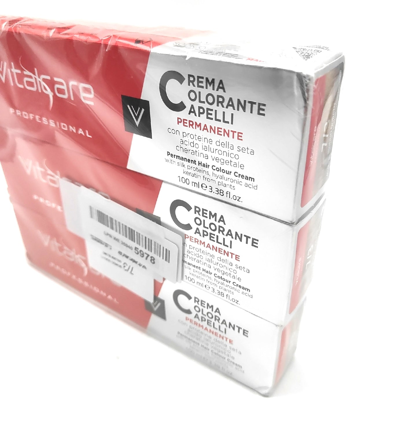 Vitalcare Haarfarbencreme Kosmetik Permanent Farbencreme für professionelle Anwendung