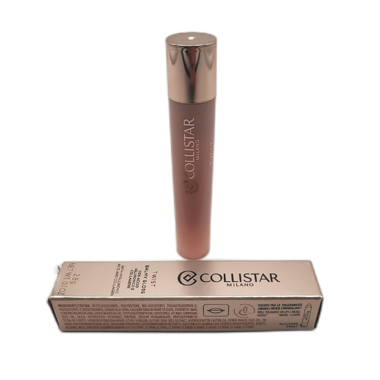 Collistar Lippenpflege Kosmetik Twist Balmy Gloss Feuchtigkeitsspende glänzend langanhaltend