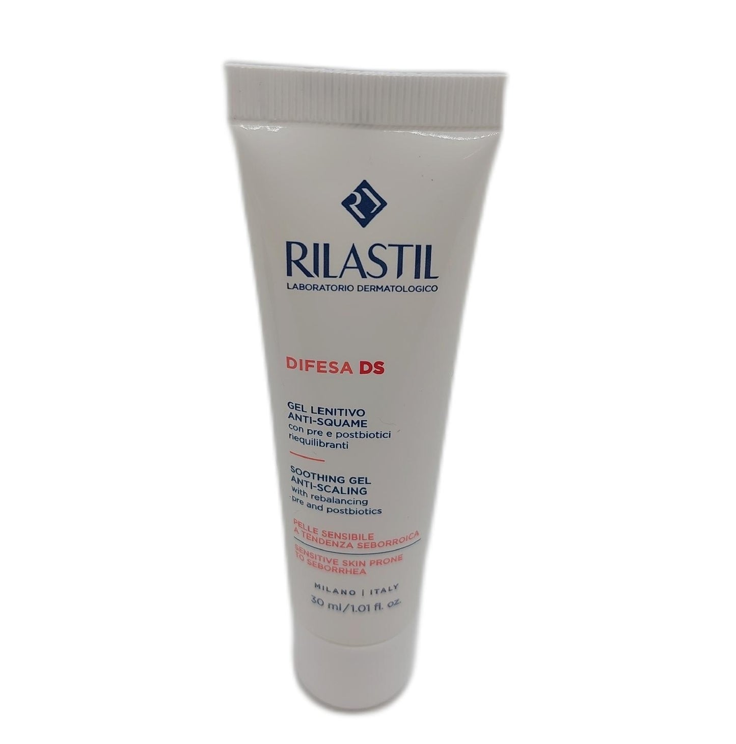 Rilastil Gel Gesicht und Kopfhaut Pflege Difesa DS Beruhigend Anti Schuppen Lotion