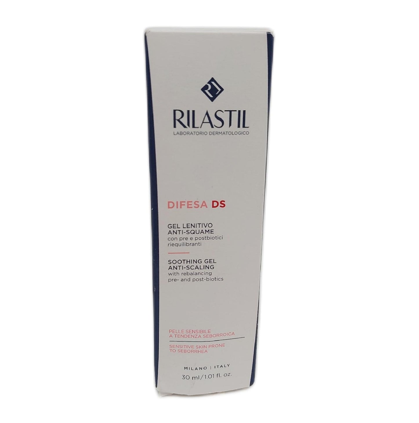 Rilastil Gel Gesicht und Kopfhaut Pflege Difesa DS Beruhigend Anti Schuppen Lotion