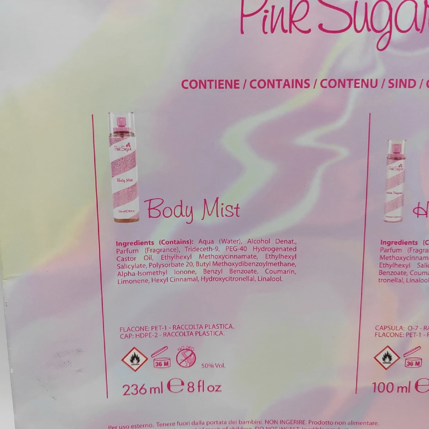 Pink Sugar Geschenkset Parfüm Körperpflege Pink Sugar Cofanetto Geschenkidee für Damen