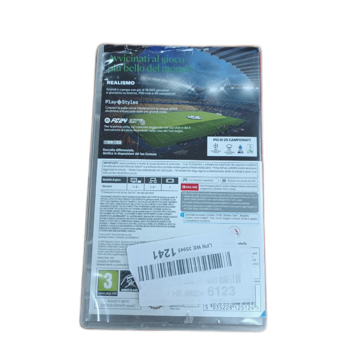 EA SPORTS FC 24 Standard Edition Switch Videospiele Italienisch Nintendo Spiele