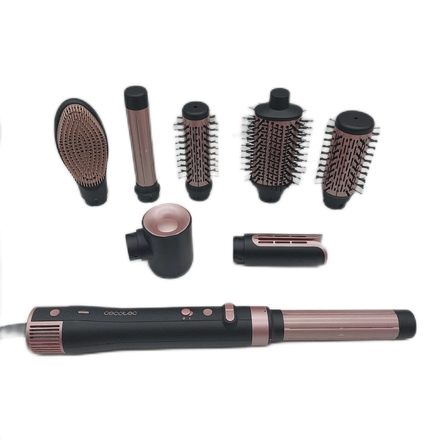 Cecotec Haarglätter 8 Aufsätze CeramicCare 8in1 AirGlam Gyro. 1500 W Hair"