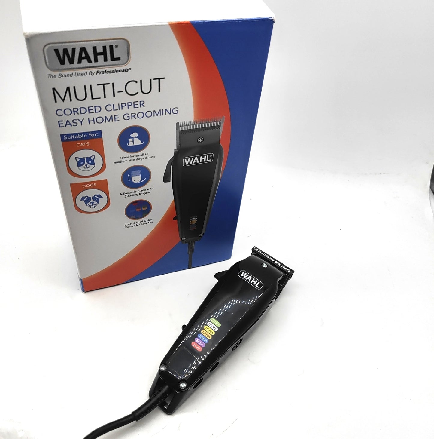 WAHL Hundeschermaschine Haustierpflege Multi Cut geräuscharm für zu Hause einfach