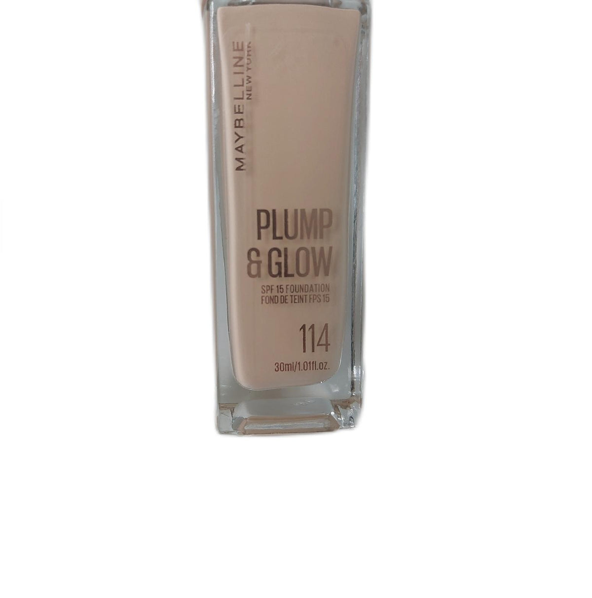 Maybelline New York Lifter Foundation Make-up-Grundierung, belebt und hellt sofort auf, einheitliches Finish, angereichert mit Niacinamid und Hyaluronsäure, Farbton 114-30 ml