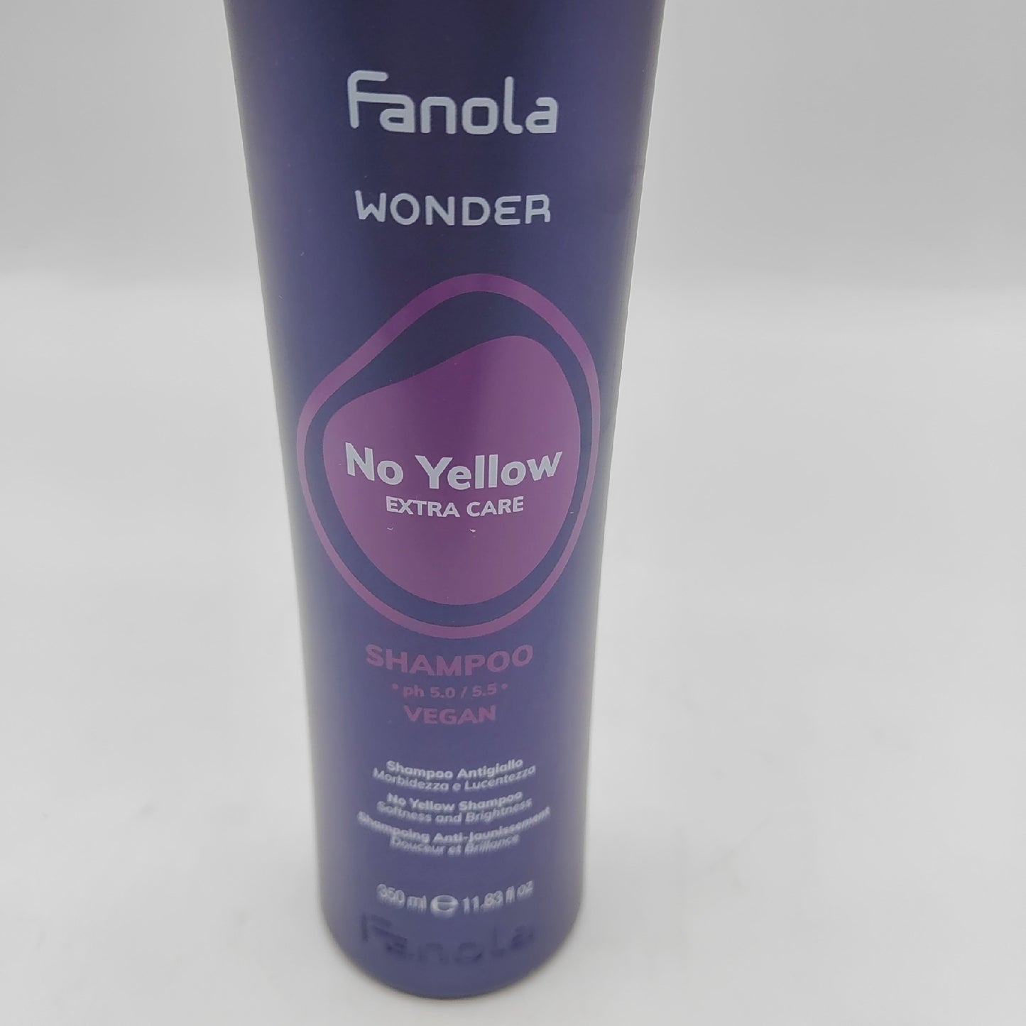 Fanola Shampoo Haarpflege Blond Pflege Wonder No Yellow Anti Gelbstich Pflege für Blond