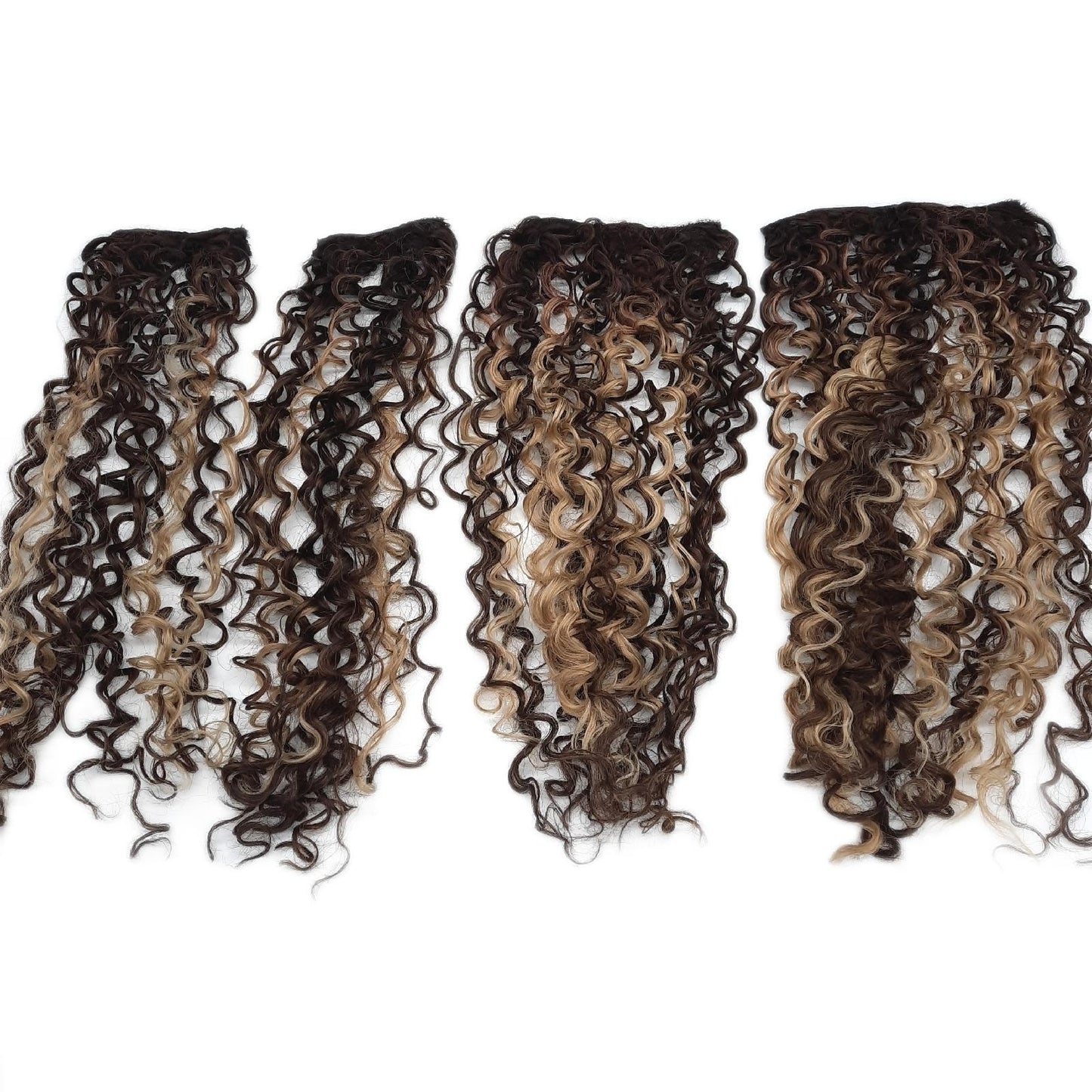 Flufymooz Haarverlängerungen Haarpflege 100 Prozent reine Seidenprotein Clip In