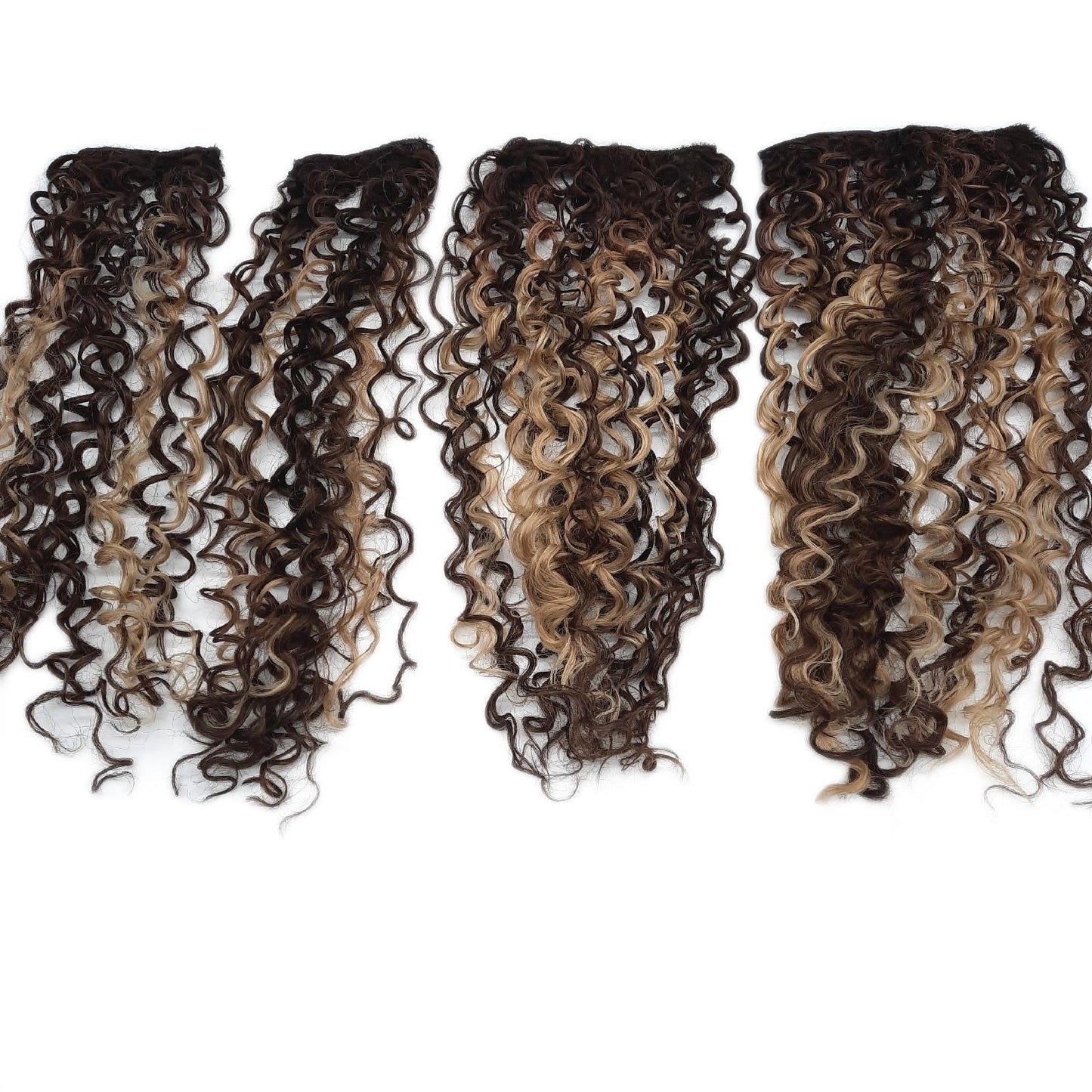 Flufymooz Haarverlängerungen Haarpflege 100 Prozent reine Seidenprotein Clip In
