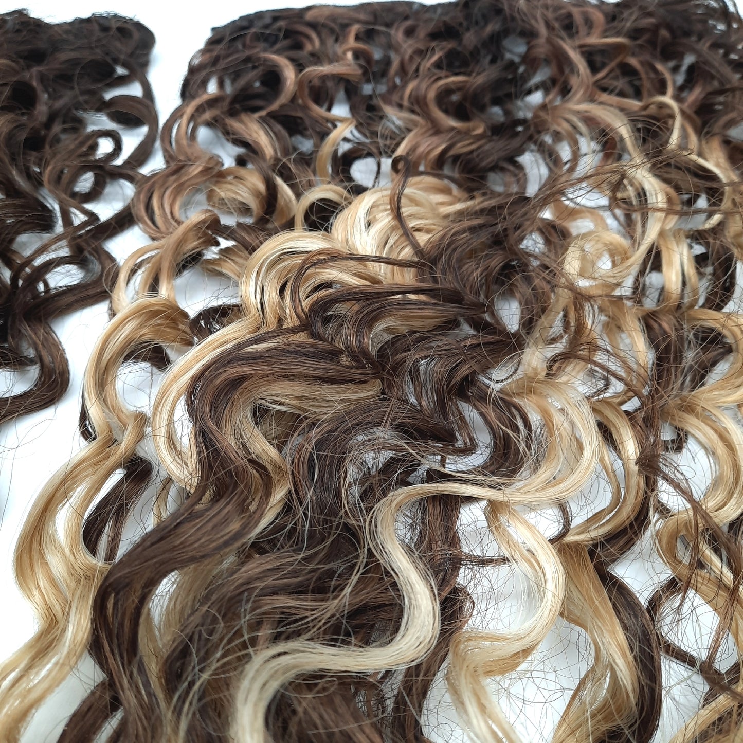 Flufymooz Haarverlängerungen Haarpflege 100 Prozent reine Seidenprotein Clip In