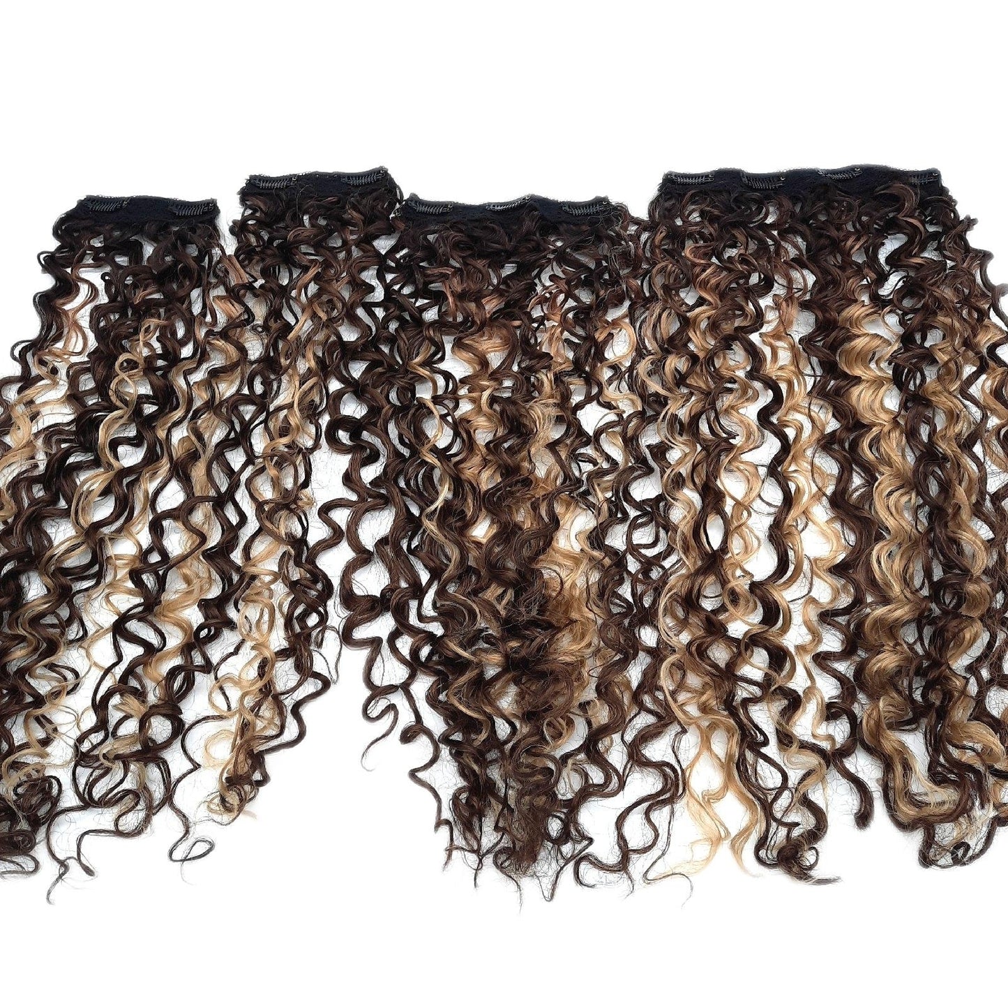Flufymooz Haarverlängerungen Haarpflege 100 Prozent reine Seidenprotein Clip In