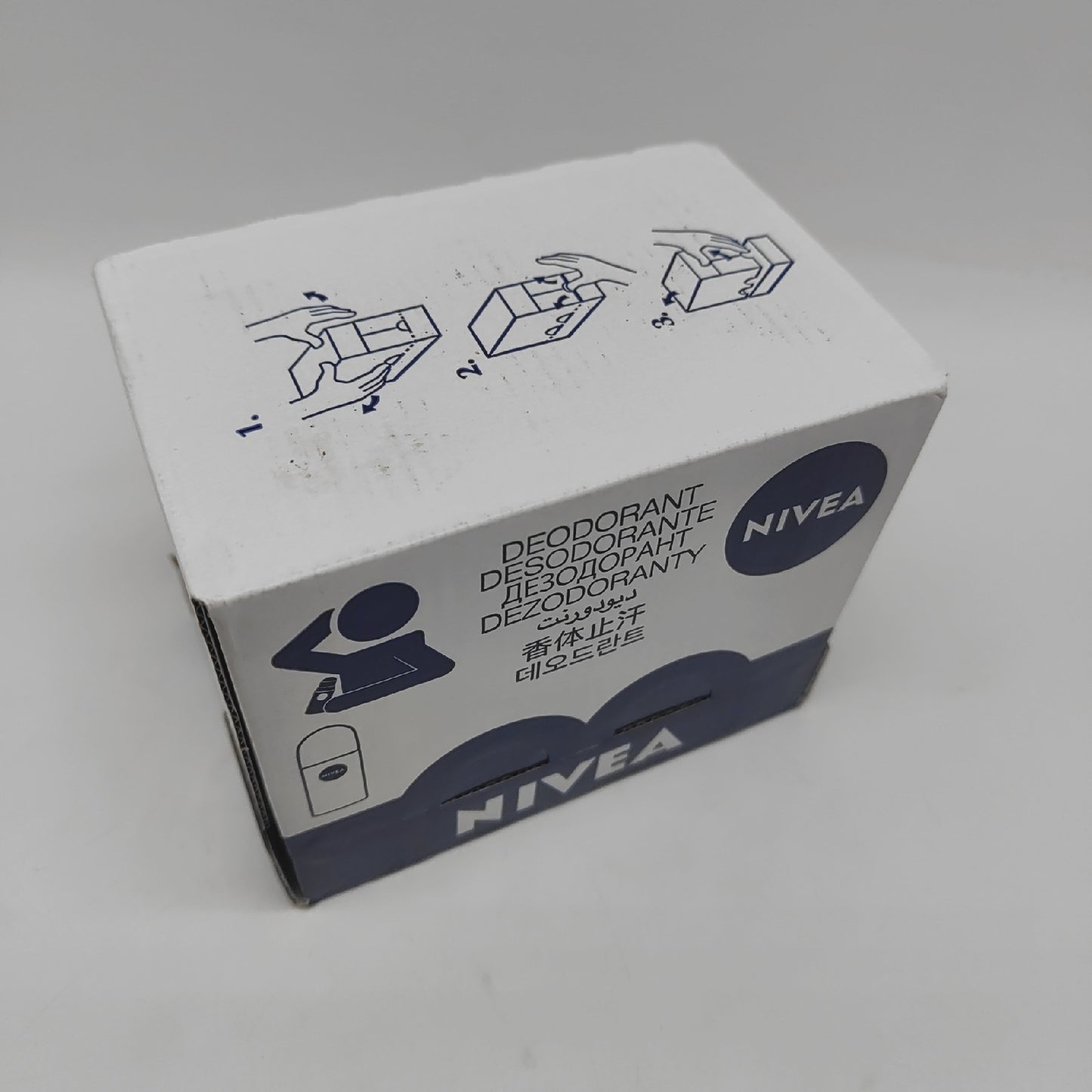 NIVEA MEN Black White Invisible Original Roll on 6 x 50 ml Deodorant Men 72h Deo