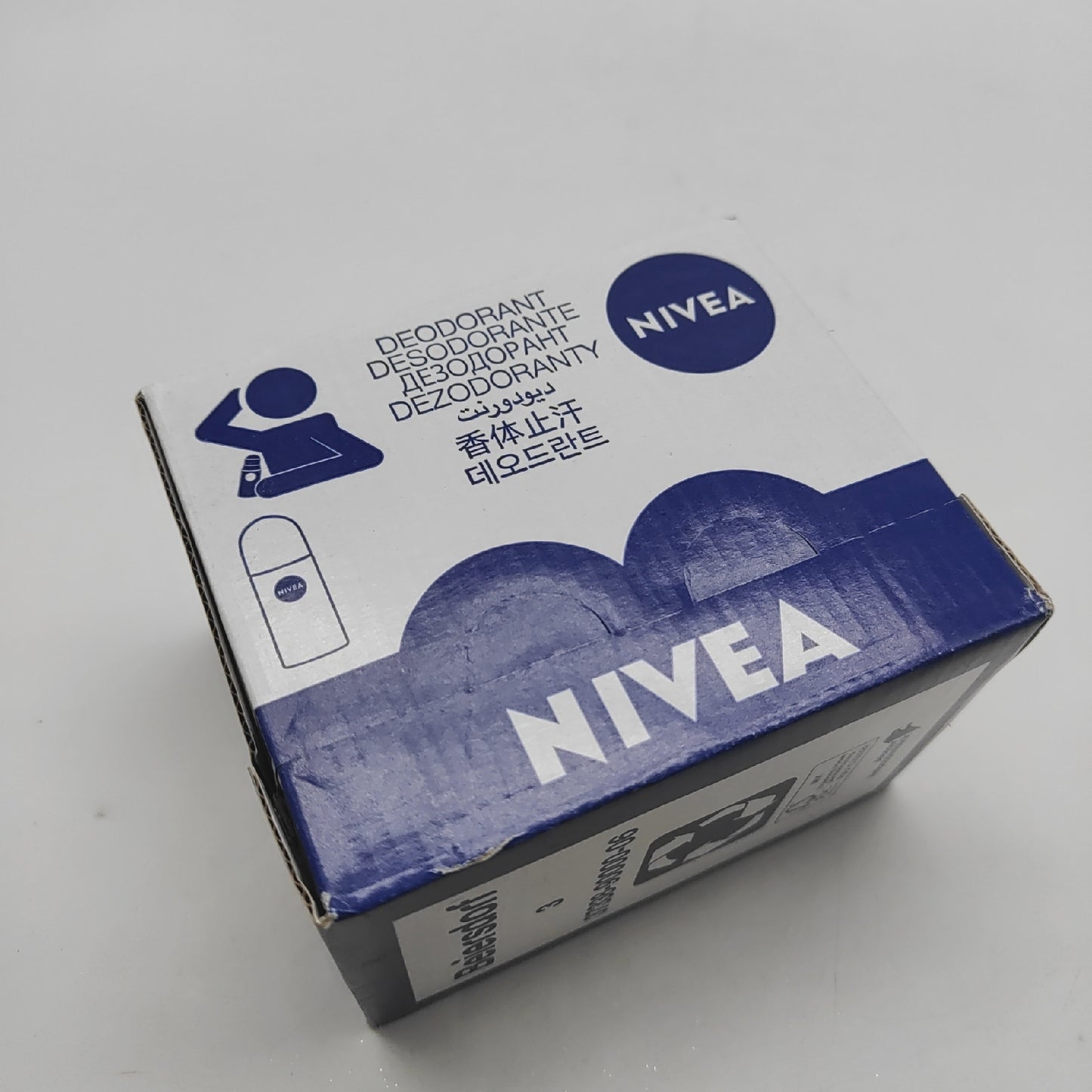NIVEA MEN Black White Invisible Original Roll on 6 x 50 ml Deodorant Men 72h Deo