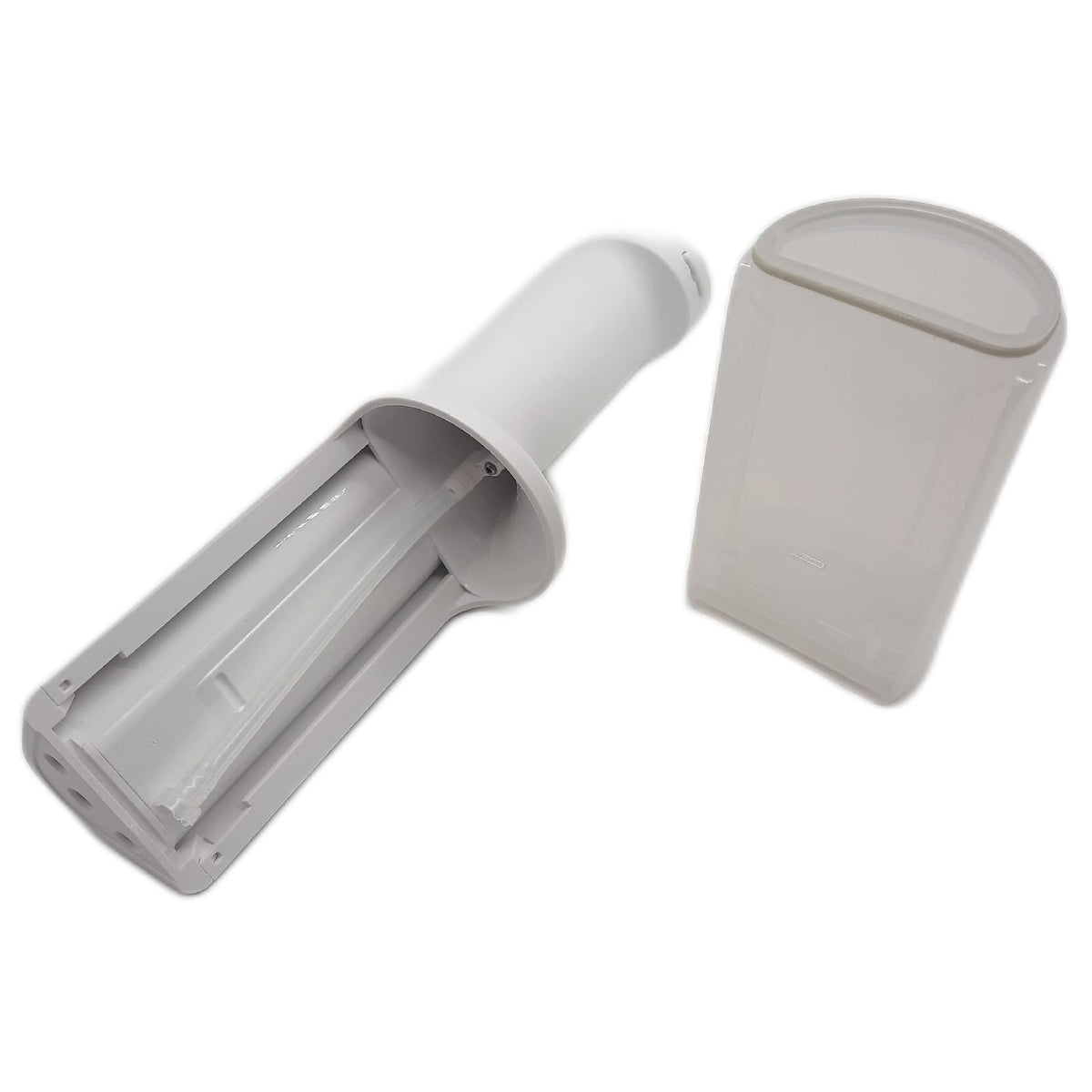 Panasonic Series 600 Ultraschall-Munddusche EW-DJ67-W303, Zahndusche, Munddusche kabellos, 200 ml, IPX7, 2 Ultraschalldüsen, 1 kieferorthopädische & 1 Zungenreinigungsdüse, 5 Wasserdruckstufen, Weiß